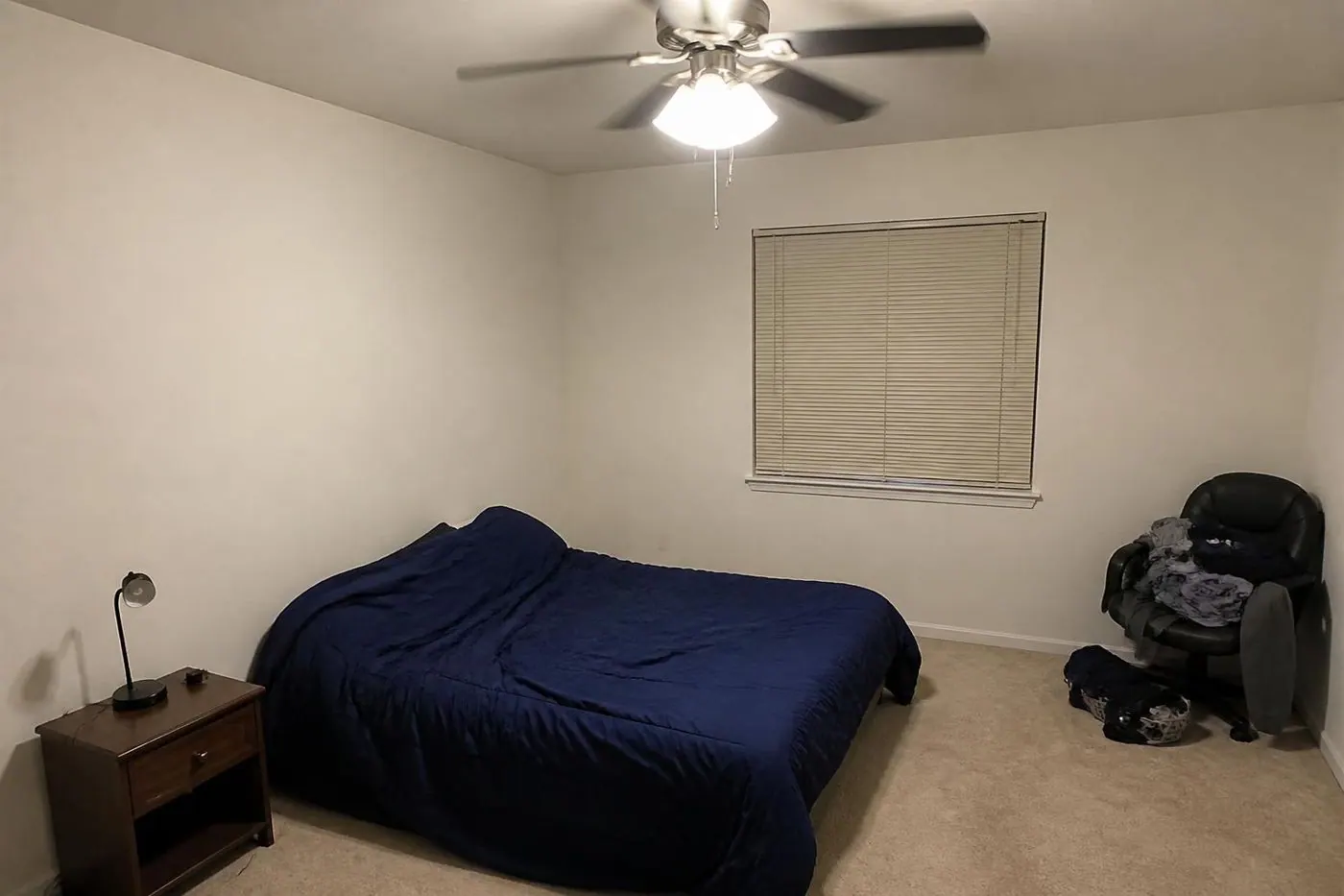 A bedroom before redesign