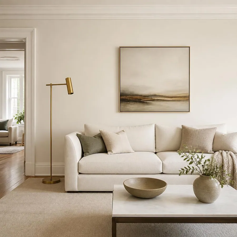 Warm white paint