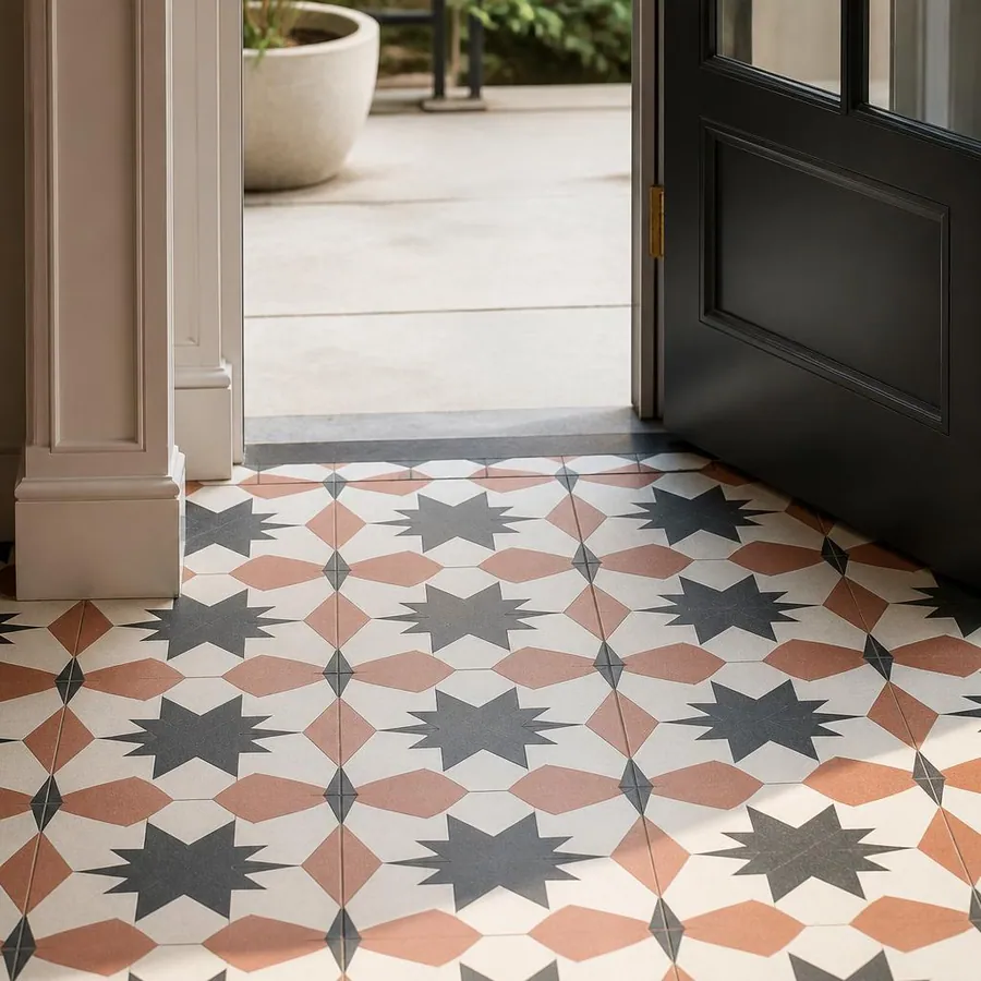 Patterned tiling